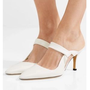 🛍 The Row Gala Twist Leather Mule Pump